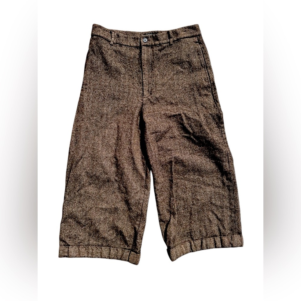 LAUREN Ralph Lauren Black Label Brown Wool Tweed Coolock Pants Women’s Size 14